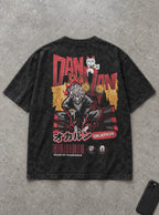 Okarun Flames – T-Shirt – flat-lay | Dandadan