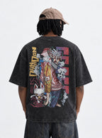Okarun & Turbo Granny – T-Shirt – model shot | Dandadan