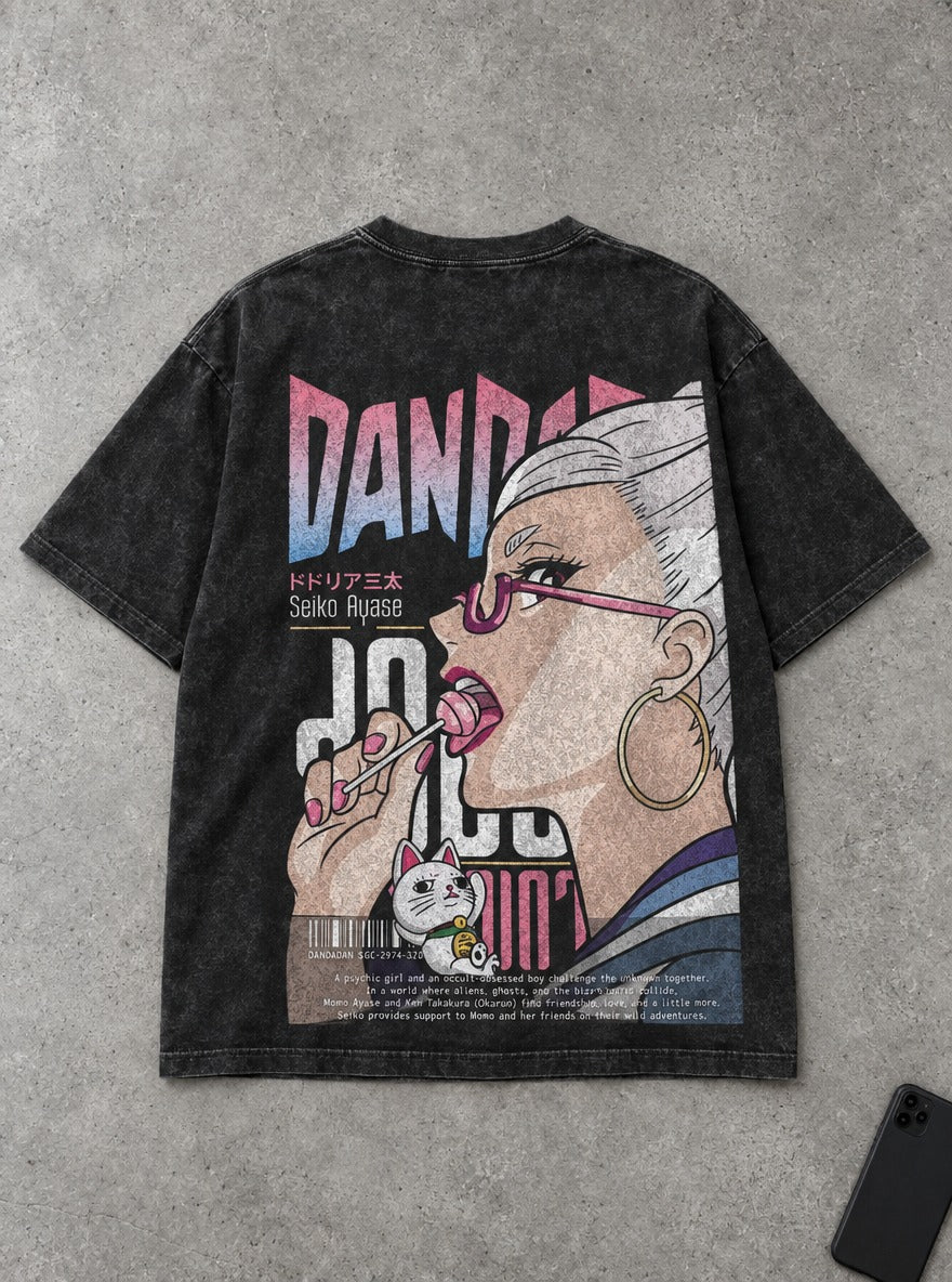 Seiko Lollipop – T-Shirt – flat-lay | Dandadan