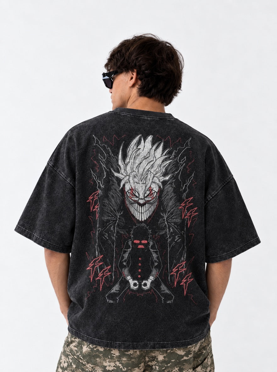Okarun Shadow – T-Shirt – model shot | Dandadan