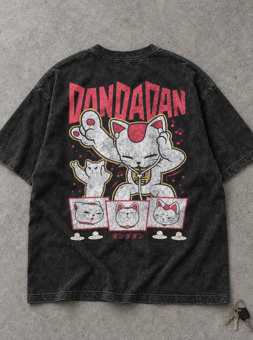 Turbo Granny Beats – T-Shirt – flat-lay | Dandadan