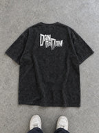White Title Logo – T-Shirt – flat-lay | Dandadan