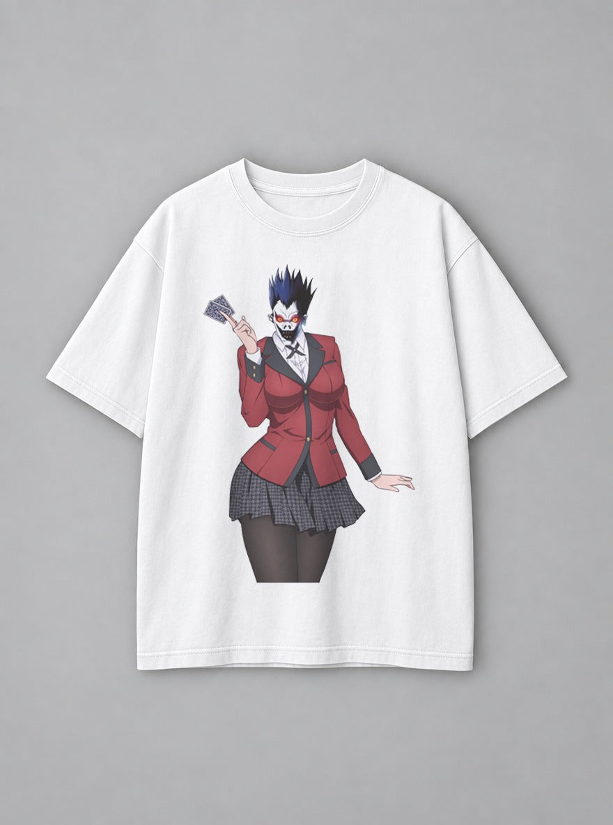 Kakegurui Ryuk – White Tee – mockup | Death Note