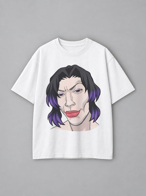 Big Lips Shinobu – White Tee – mockup | Demon Slayer