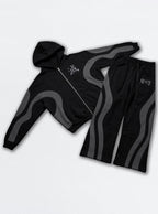 Black & Grey Co-ord Set – Hashira Logo – mockup | Demon Slayer