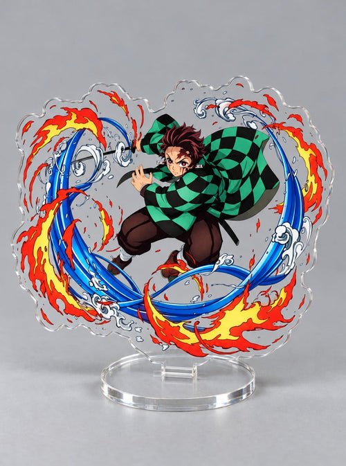 Breathing Style Acrylic Stand – Tanjiro Water and Flame – stand | Demon Slayer