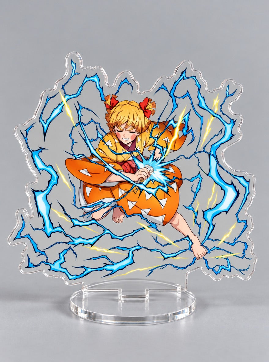 Breathing Style Acrylic Stand – Zenitsu Lightning – stand | Demon Slayer