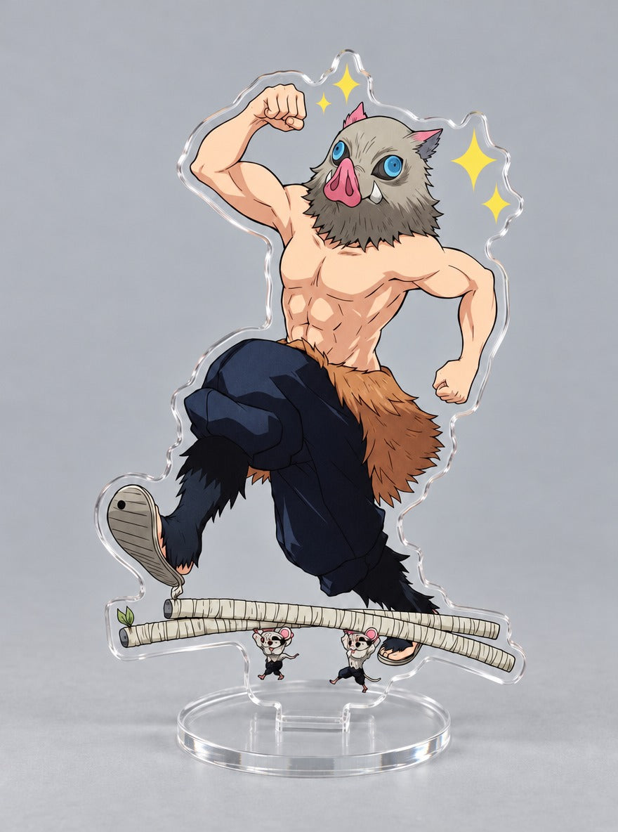 Breathing Style Acrylic Stand – Inosuke Flex – stand | Demon Slayer