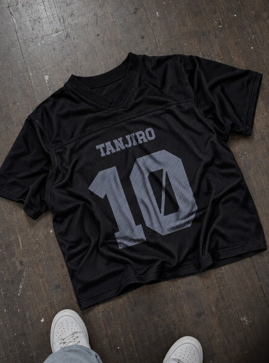 Characters Jersey – Tanjiro – flat-lay | Demon Slayer