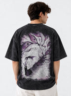 Kokushibo Wrath – Black T-Shirt – model shot | Demon Slayer