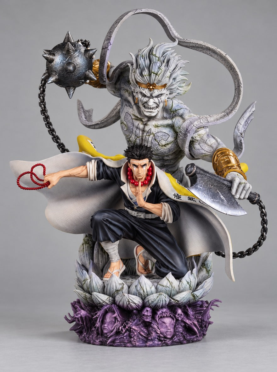 Gyomei Himejima Stone Pillar Figure – front view | Demon Slayer