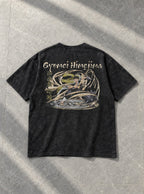 Gyomei Himejima – Black T-Shirt – flat-lay | Demon Slayer