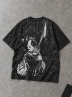 Ink Slash – Black T-Shirt – flat-lay | Demon Slayer