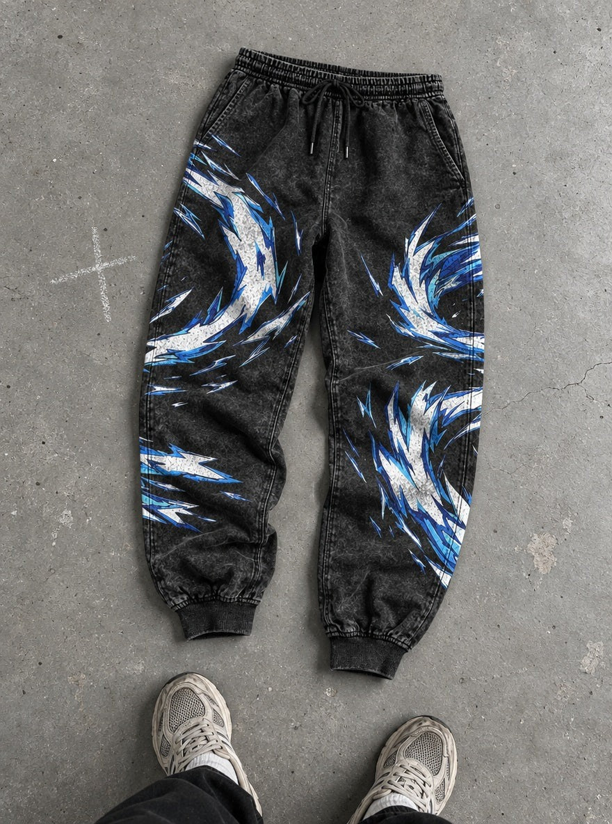 Beast Breathing Joggers – Beast Breathing Joggers – flat-lay | Demon Slayer