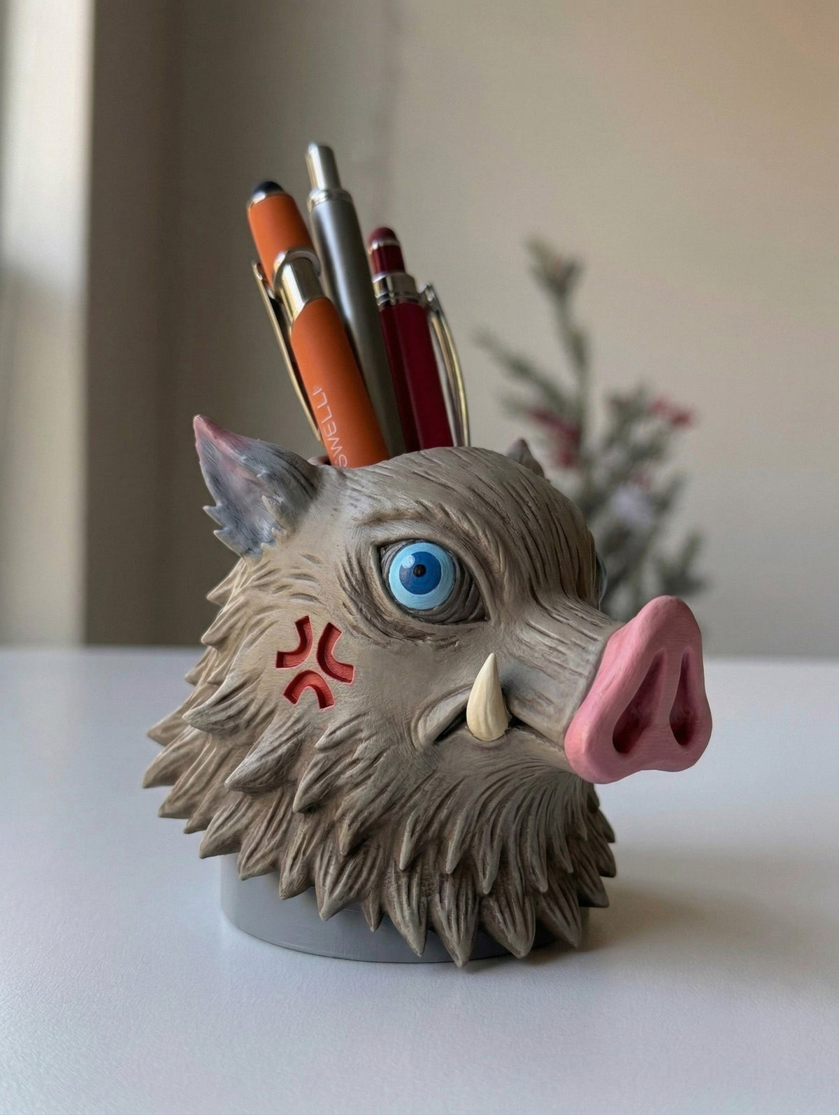 Inosuke Pen Stand – Inosuke Pen Stand – photo | Demon Slayer