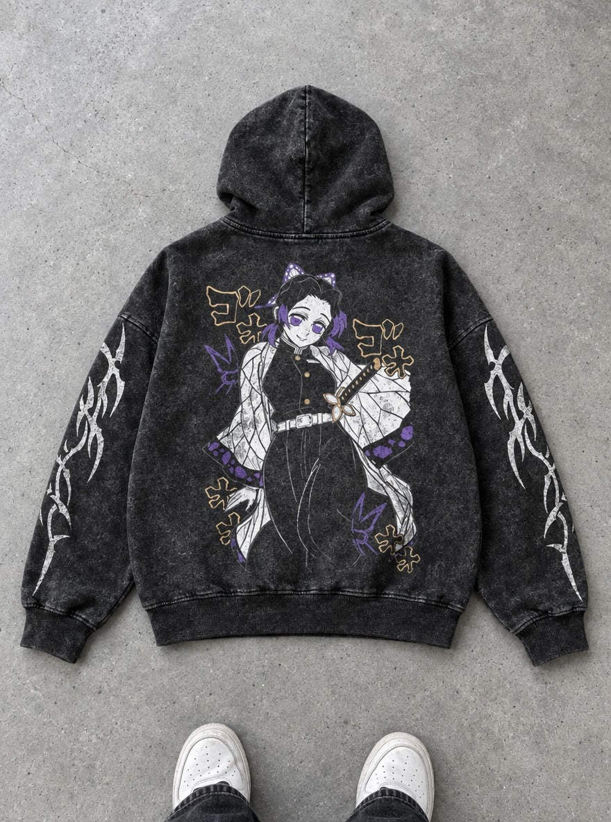 Insect Hashira – Hoodie – flat-lay | Demon Slayer