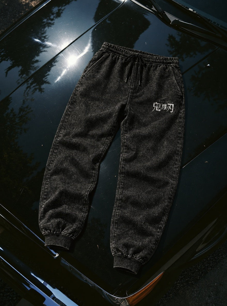 Slayer Logo Joggers – Slayer Logo Joggers – flat-lay | Demon Slayer