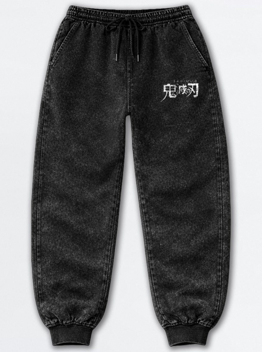 Slayer Logo Joggers – Slayer Logo Joggers – mockup | Demon Slayer