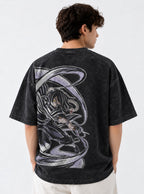 Serpent Hashira – Black T-Shirt – model shot | Demon Slayer