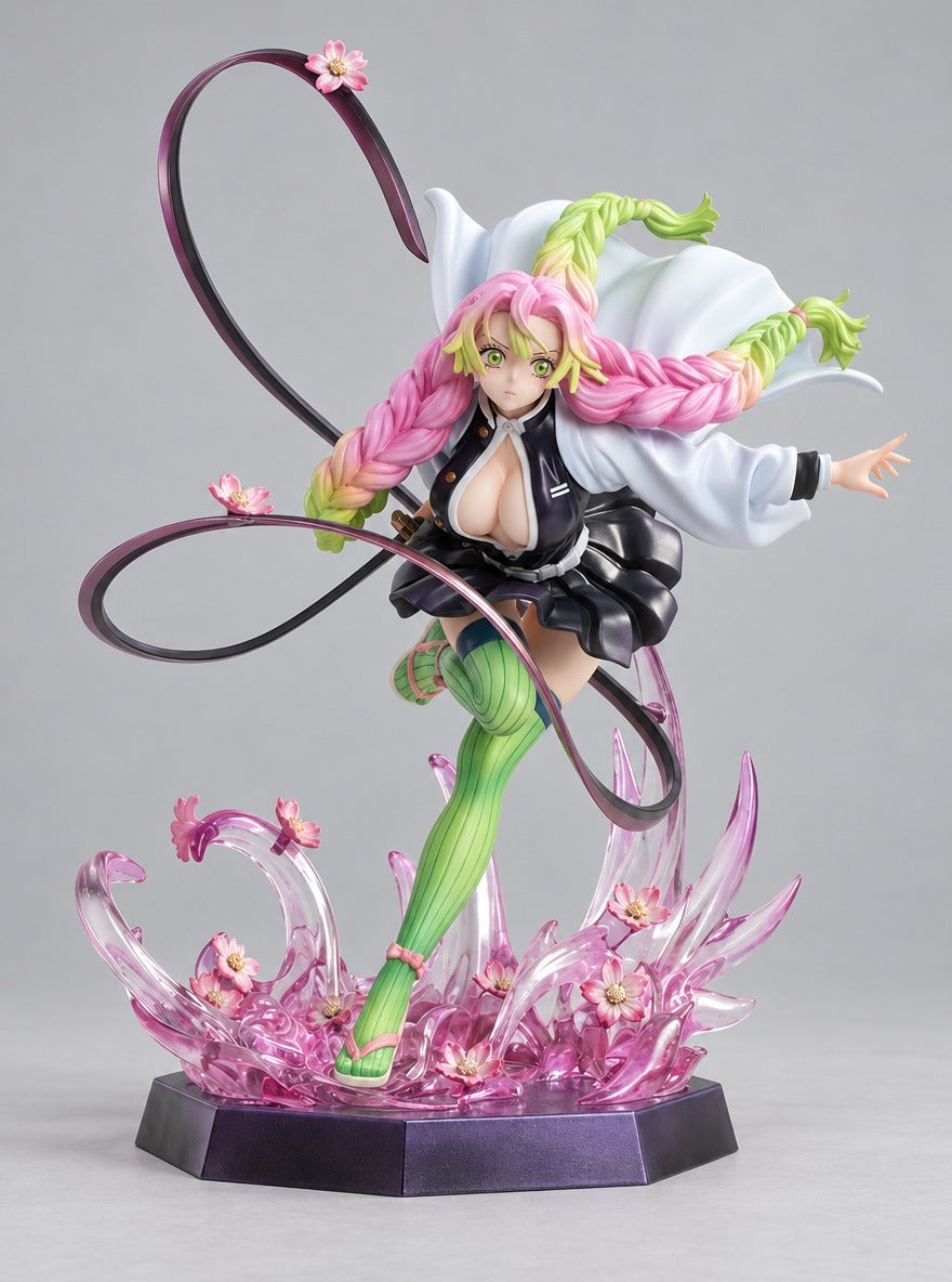 Mitsuri Kanroji Love Pillar Figure – front view | Demon Slayer