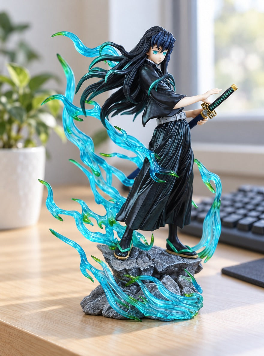 Muichiro Tokito Mist Figure – on a desk | Demon Slayer