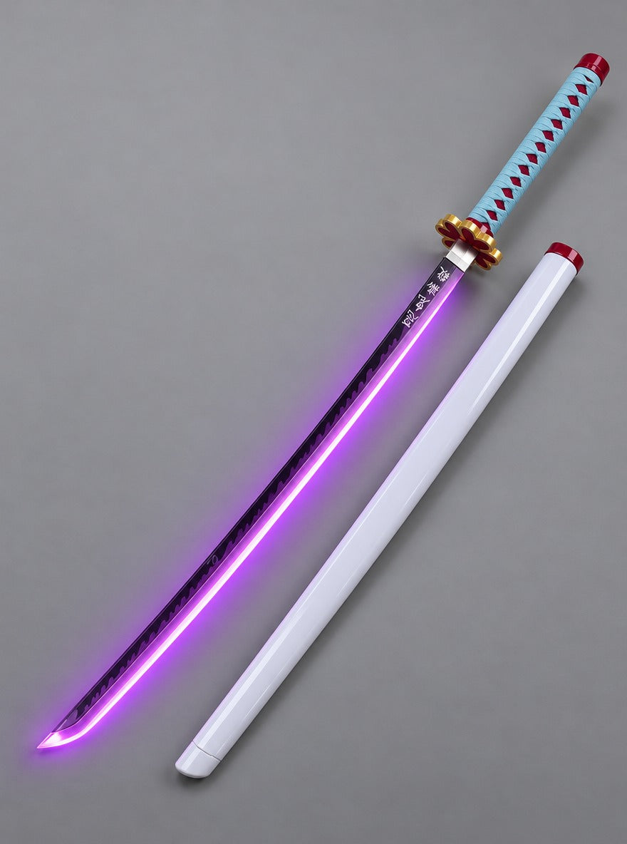Nichirin LED Light-Up Katana – Mitsuri – with scabbard | Demon Slayer