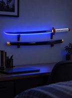 Nichirin LED Light-Up Katana – All designs – on a wall mount | Demon Slayer