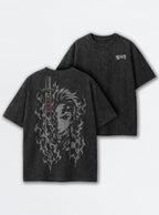 Tanjiro Blade – Black T-Shirt – mockup | Demon Slayer