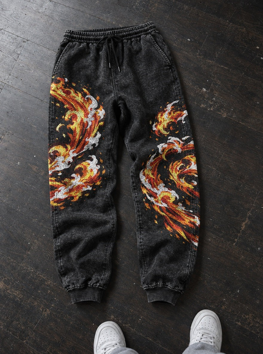 Sun Breathing Joggers – Sun Breathing Joggers – flat-lay | Demon Slayer