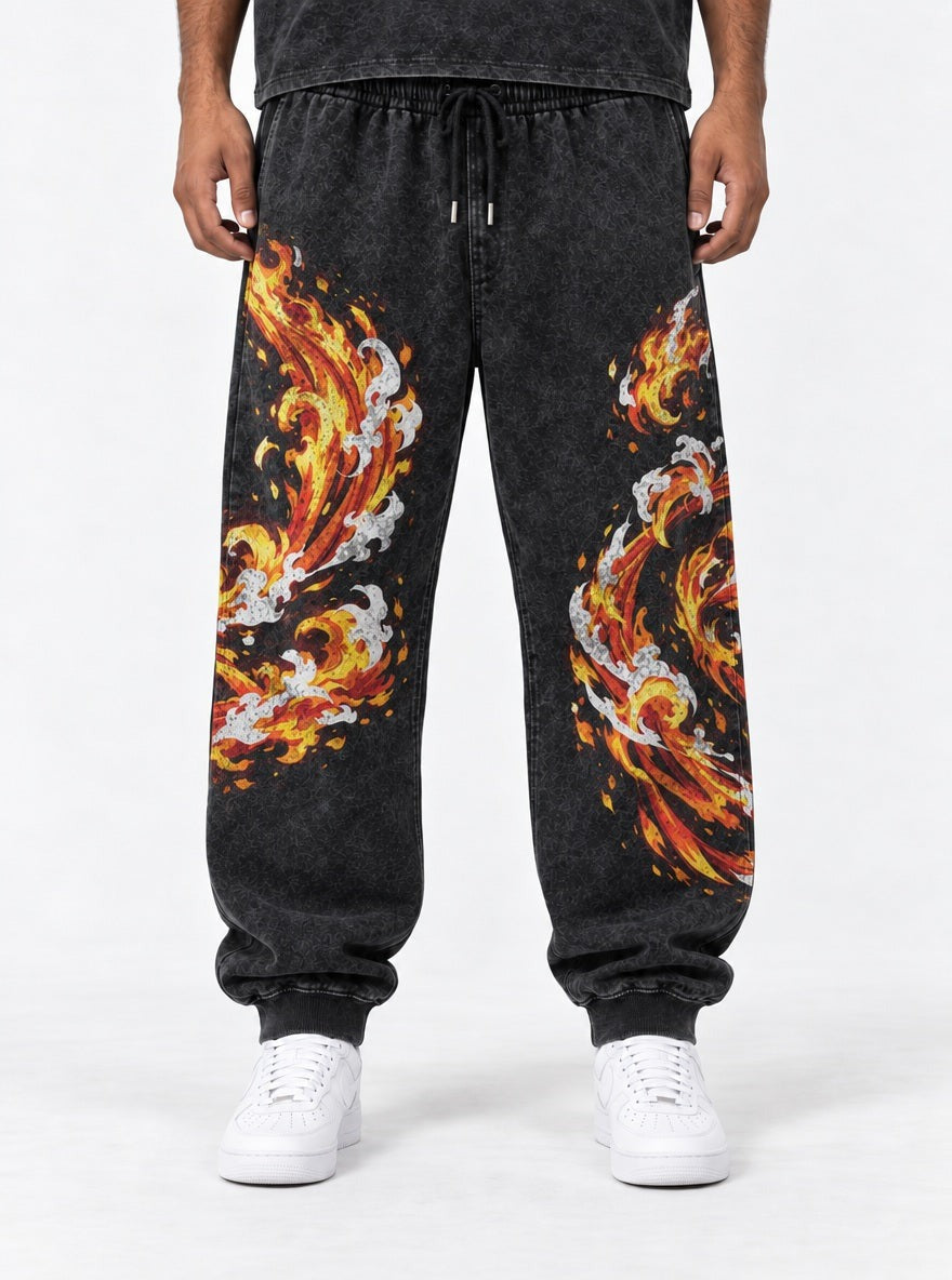 Sun Breathing Joggers – Sun Breathing Joggers – model shot | Demon Slayer