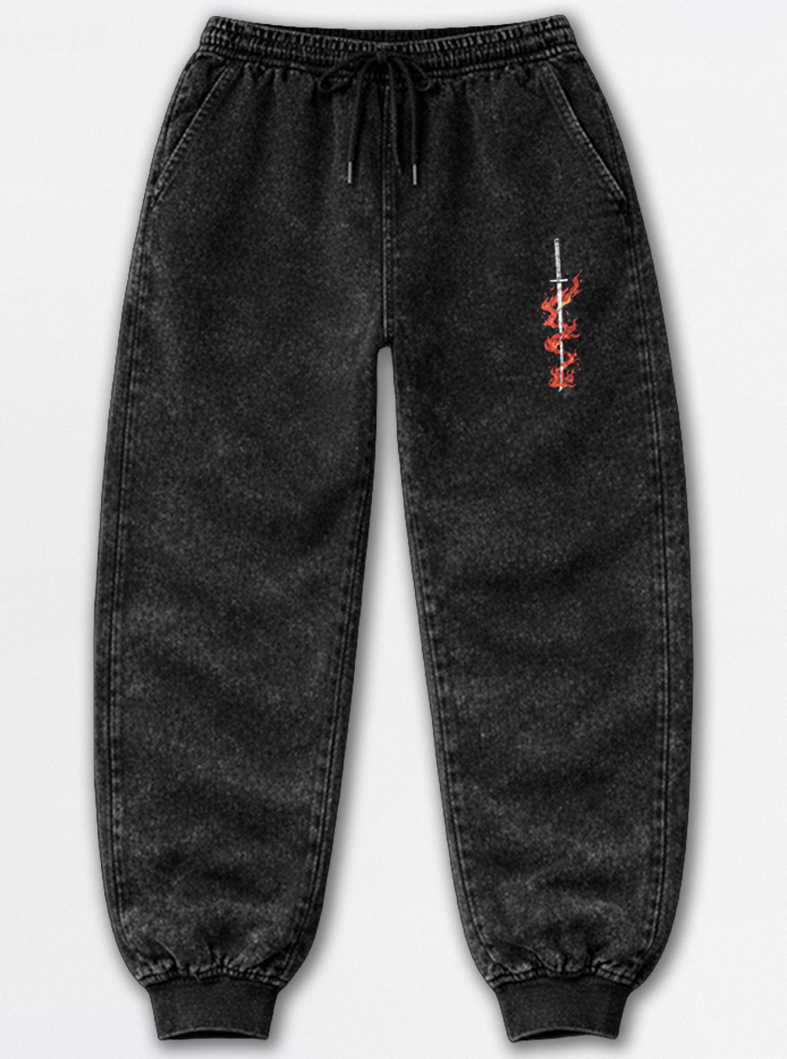 Tanjiro Logo Joggers – Tanjiro Logo Joggers – mockup | Demon Slayer