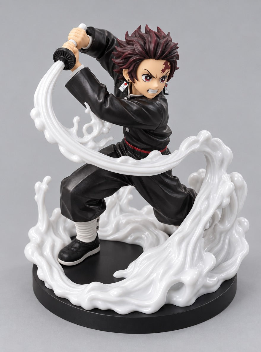 Tanjiro Water Breathing Mist Diffuser Figure – right side view | Demon Slayer