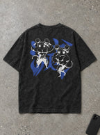Tengen's Mice – Black T-Shirt – flat-lay | Demon Slayer