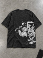 Tengen Uzui – Black T-Shirt – flat-lay | Demon Slayer