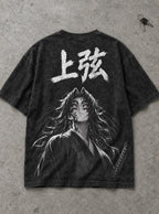 Upper Rank One – Black T-Shirt – flat-lay | Demon Slayer