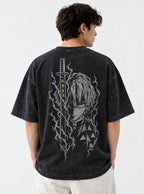 Zenitsu Blade – Black T-Shirt – model shot | Demon Slayer
