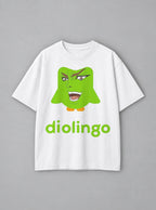 Dio Lingo – White Tee – mockup | Meme Tees