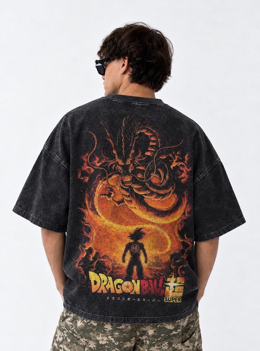 Shenron Summon – T-Shirt – model shot | Dragon Ball