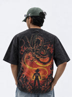 Shenron Inferno – T-Shirt – model shot | Dragon Ball
