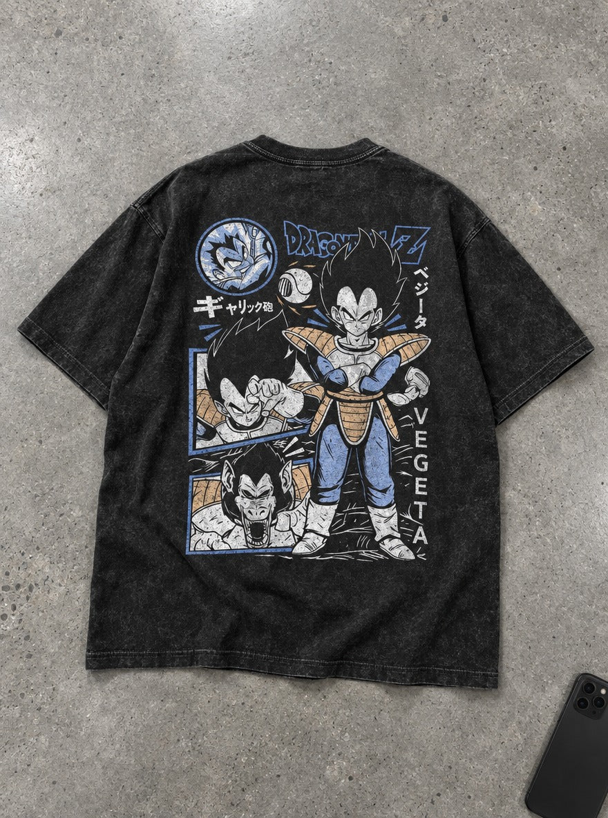 Vegeta Galick Gun – T-Shirt – flat-lay | Dragon Ball