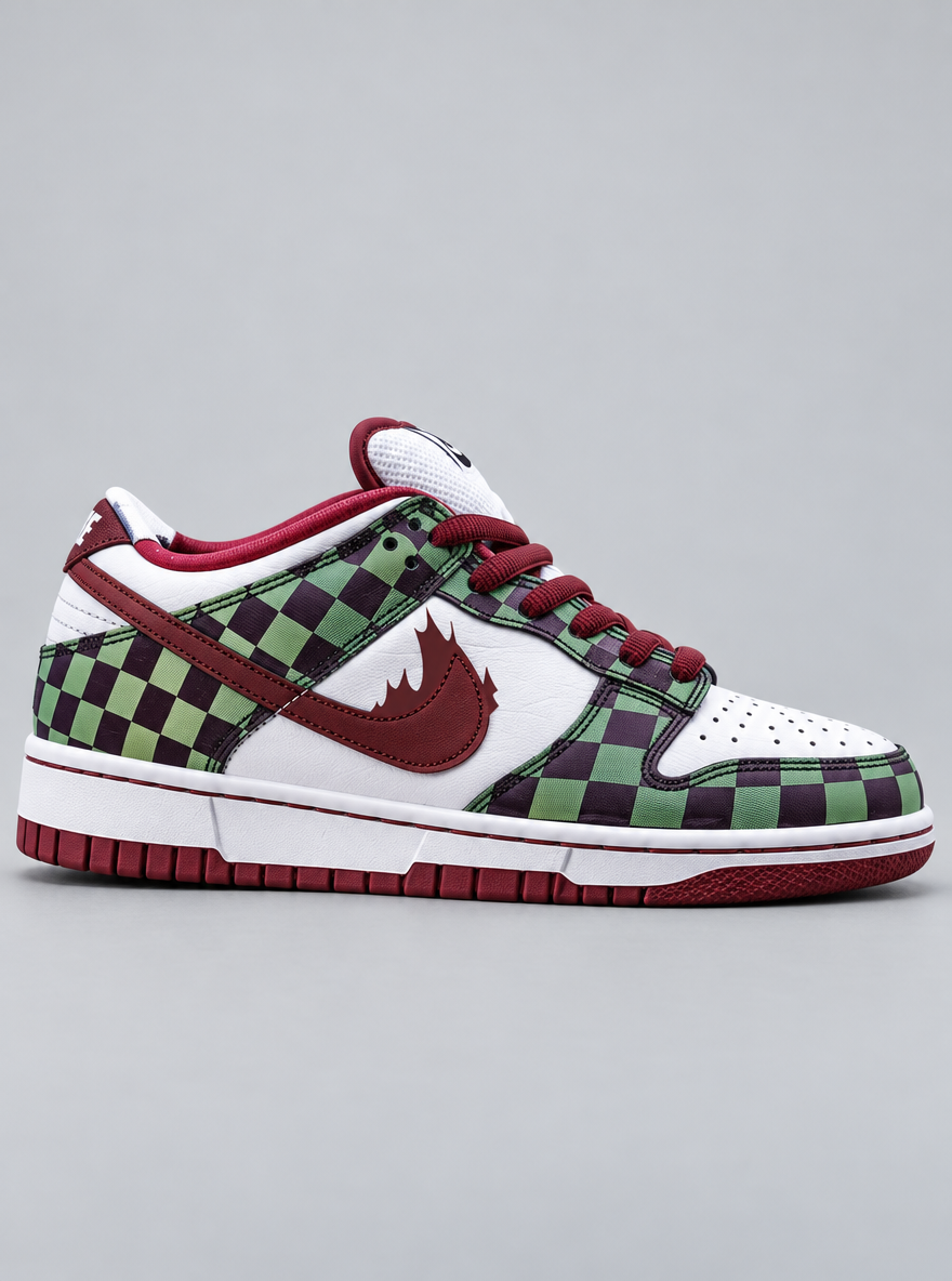 Nichirin Low-Top Sneakers – Tanjiro – inner side | Demon Slayer