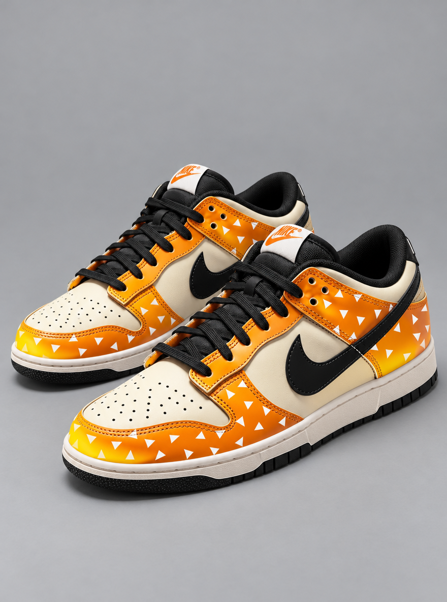 Nichirin Low-Top Sneakers – Zenitsu – pair hero | Demon Slayer
