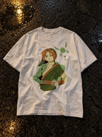 Edward Link – White Tee – flat-lay | Meme Tees