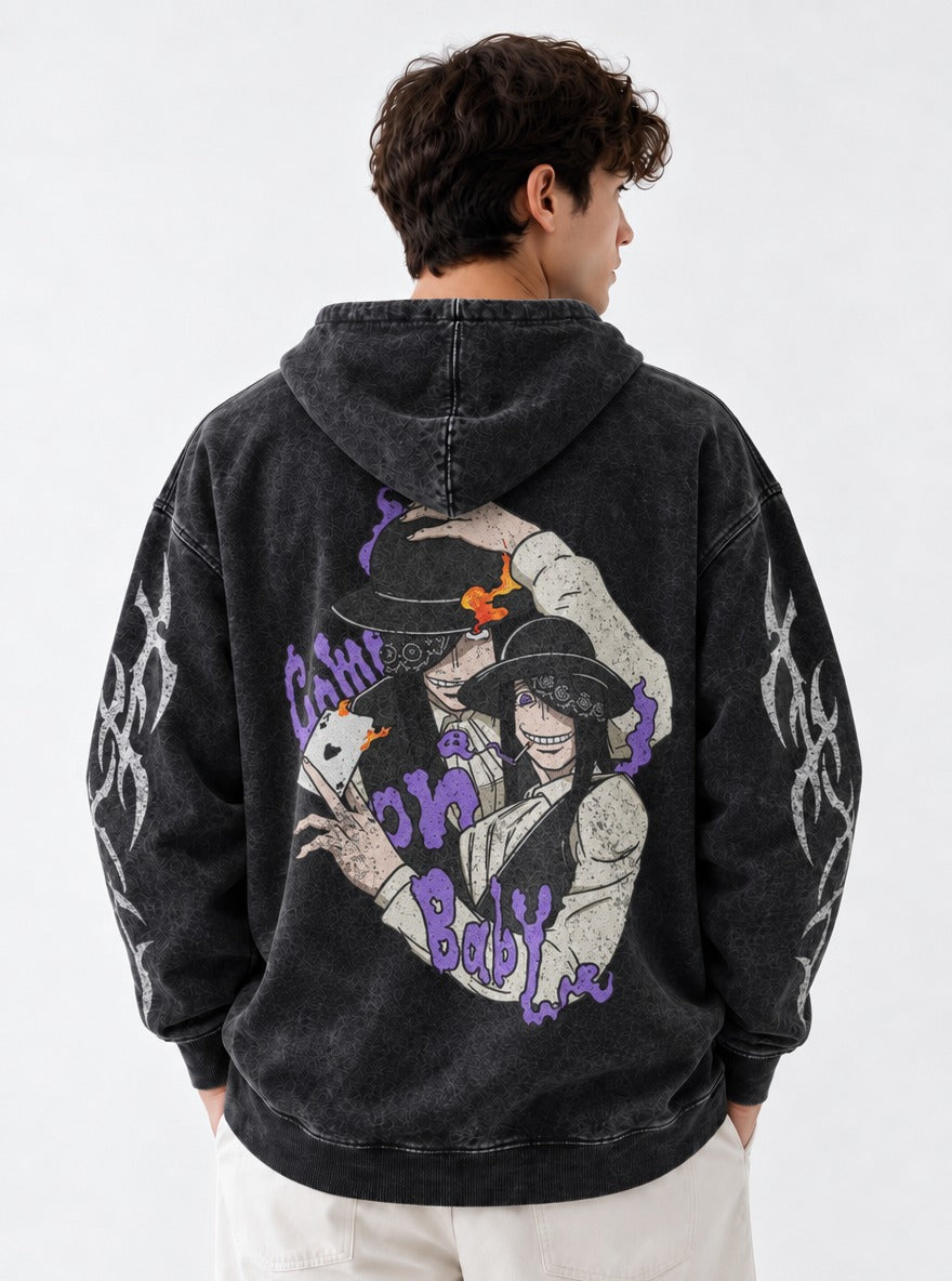 Ace Smoke – Hoodie – model shot | Fire Force