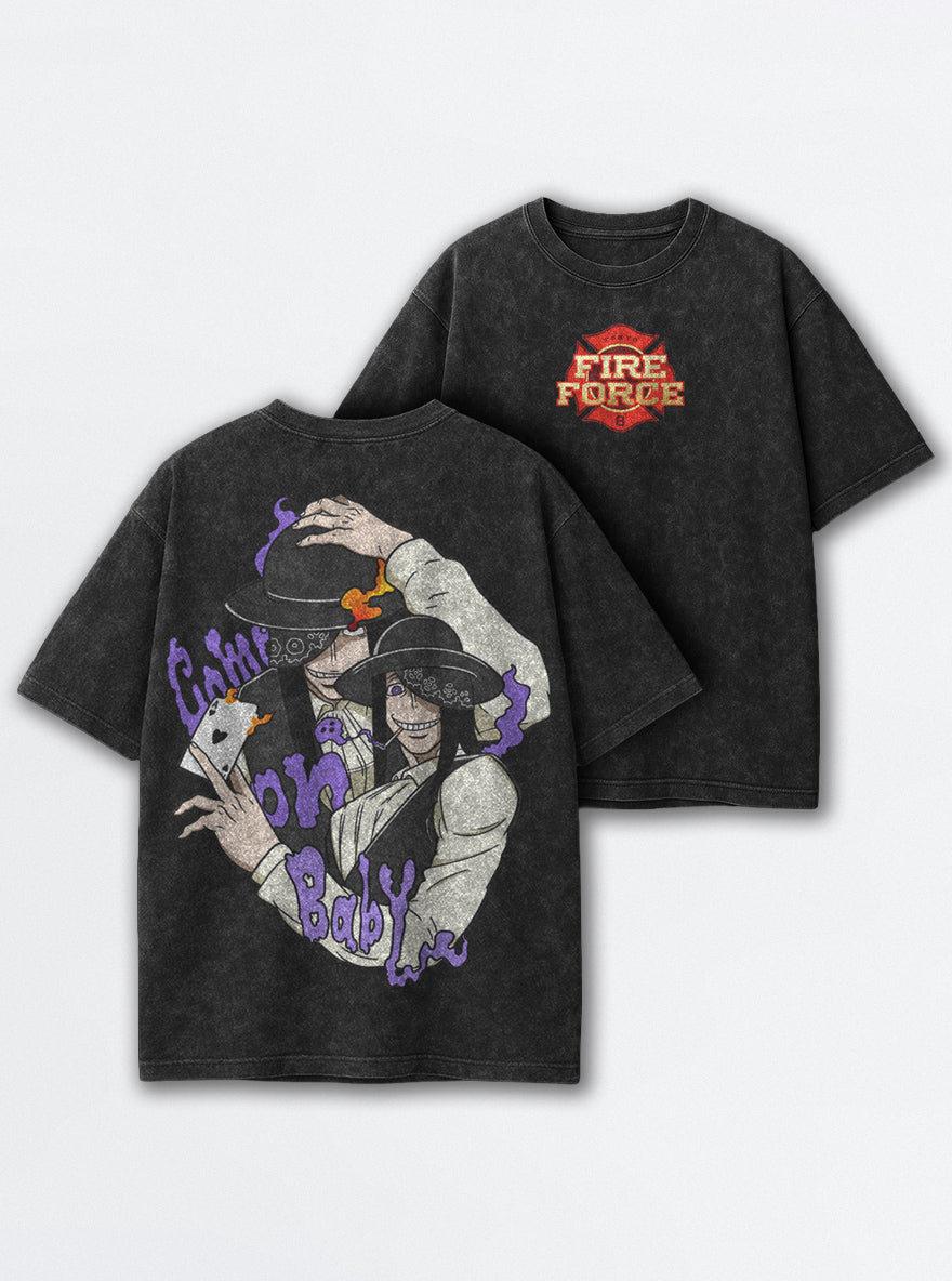 Ace Smoke – T-Shirt – mockup | Fire Force