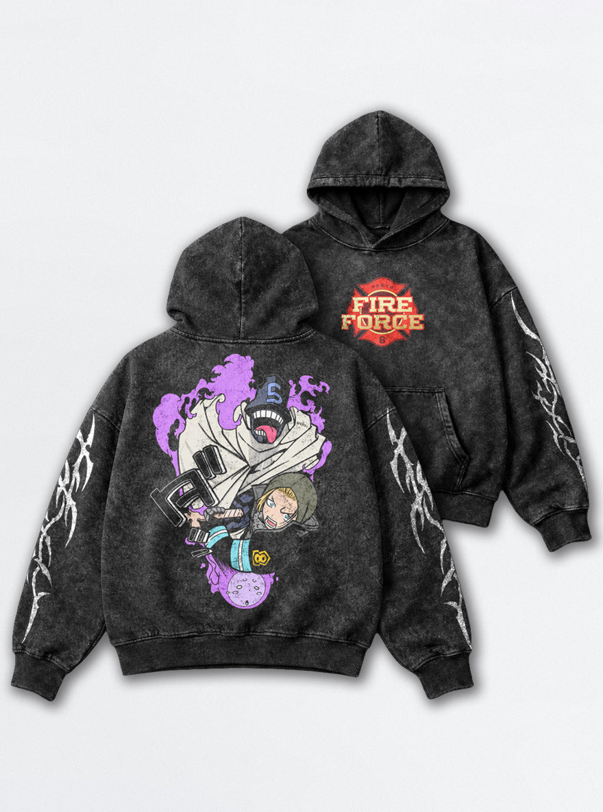 Cleaver Shade – Hoodie – mockup | Fire Force