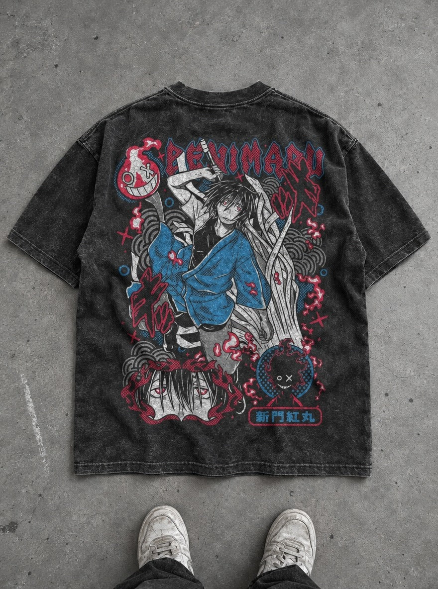 Crimson Lord – T-Shirt – flat-lay | Fire Force