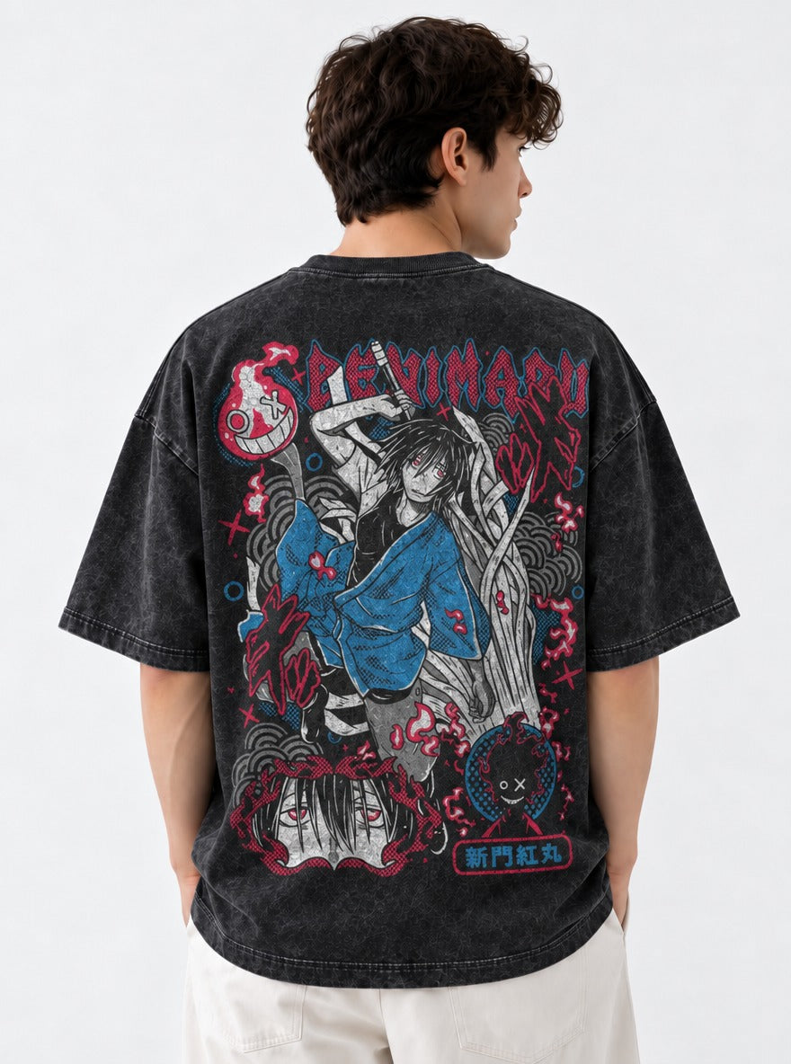 Crimson Lord – T-Shirt – model shot | Fire Force