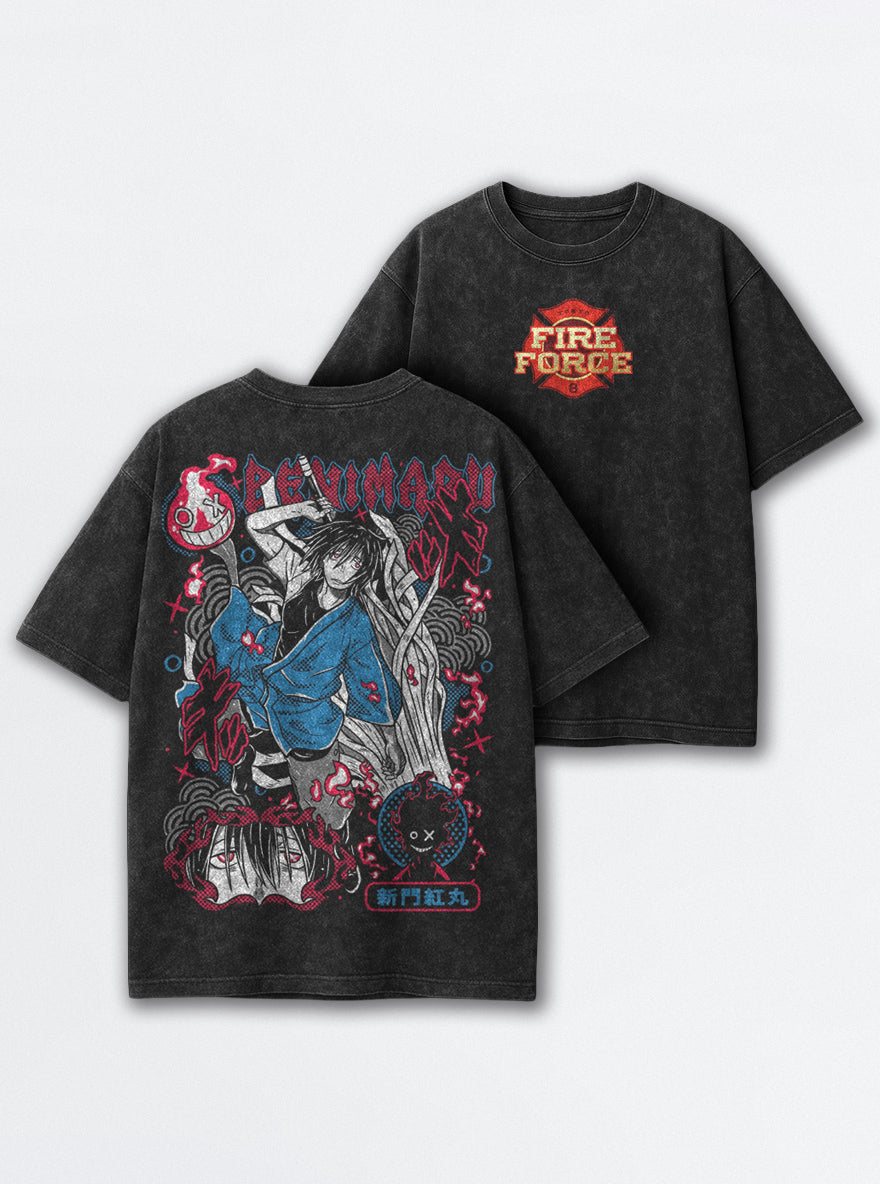 Crimson Lord – T-Shirt – mockup | Fire Force