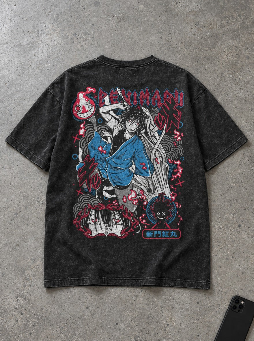 Crimson Lord – T-Shirt – flat-lay | Fire Force
